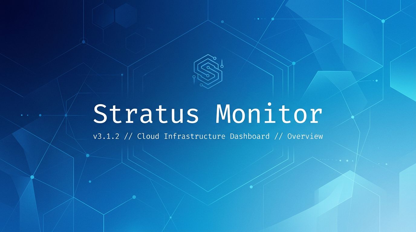 Stratus Monitor — Typography Preview